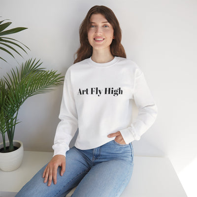 Art Fly High Unisex Crewneck Sweatshirt - Cozy Inspiration for Artists