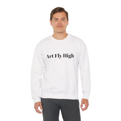 Art Fly High Unisex Crewneck Sweatshirt - Cozy Inspiration for Artists